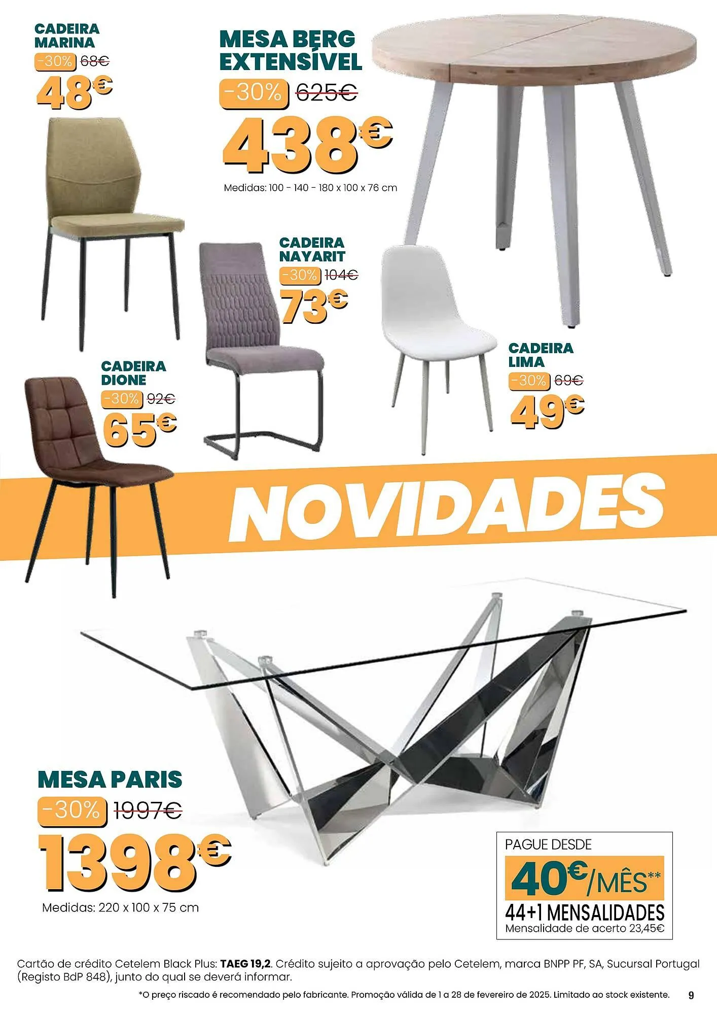 Folheto Folheto Hiper Centro do Móvel de 1 de fevereiro até 28 de fevereiro 2025 - Pagina 9