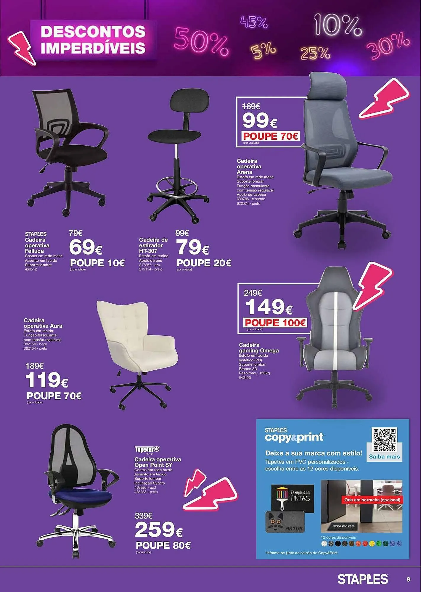 Folheto Folheto Staples de 9 de março até 31 de março 2026 - Pagina 9