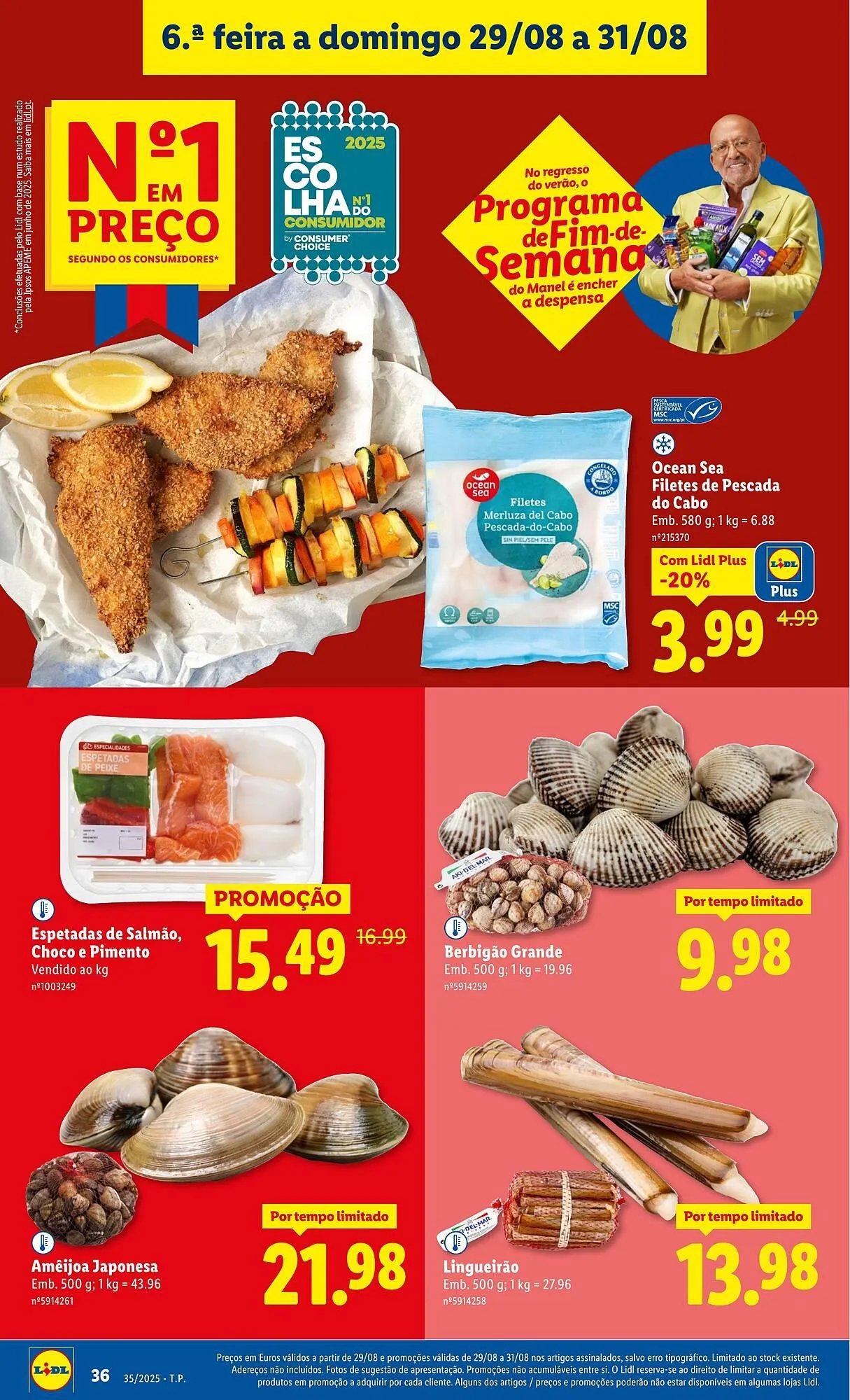 Folheto Folheto Lidl de 25 de agosto até 31 de agosto 2025 - Pagina 36