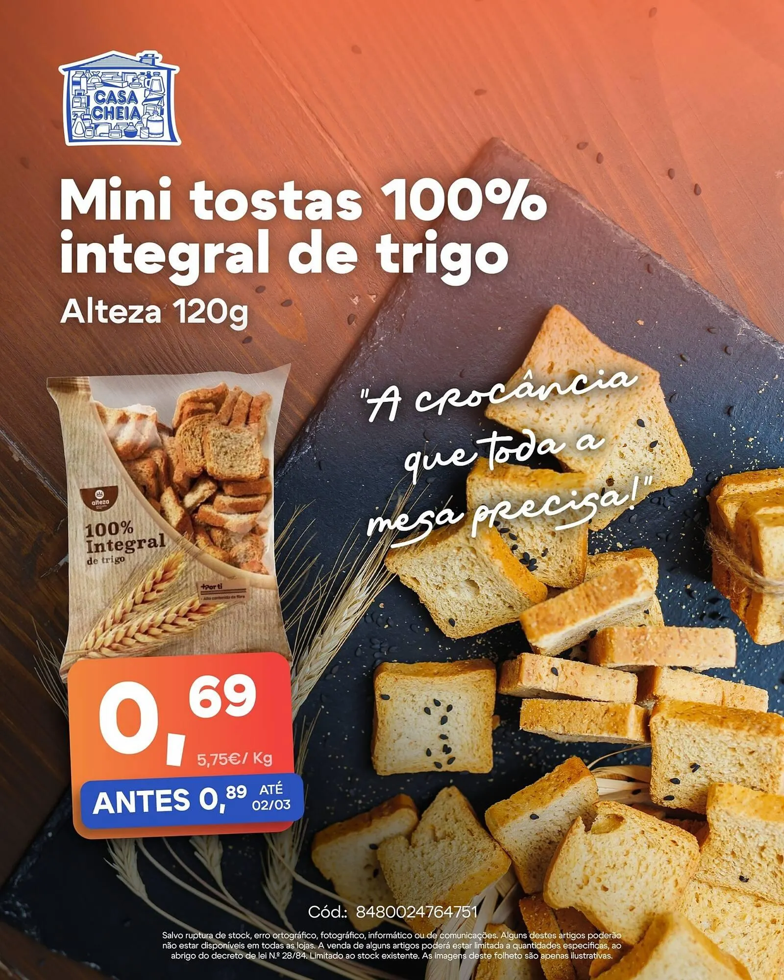 Folheto Folheto Casa Cheia de 17 de fevereiro até 2 de março 2026 - Pagina 1