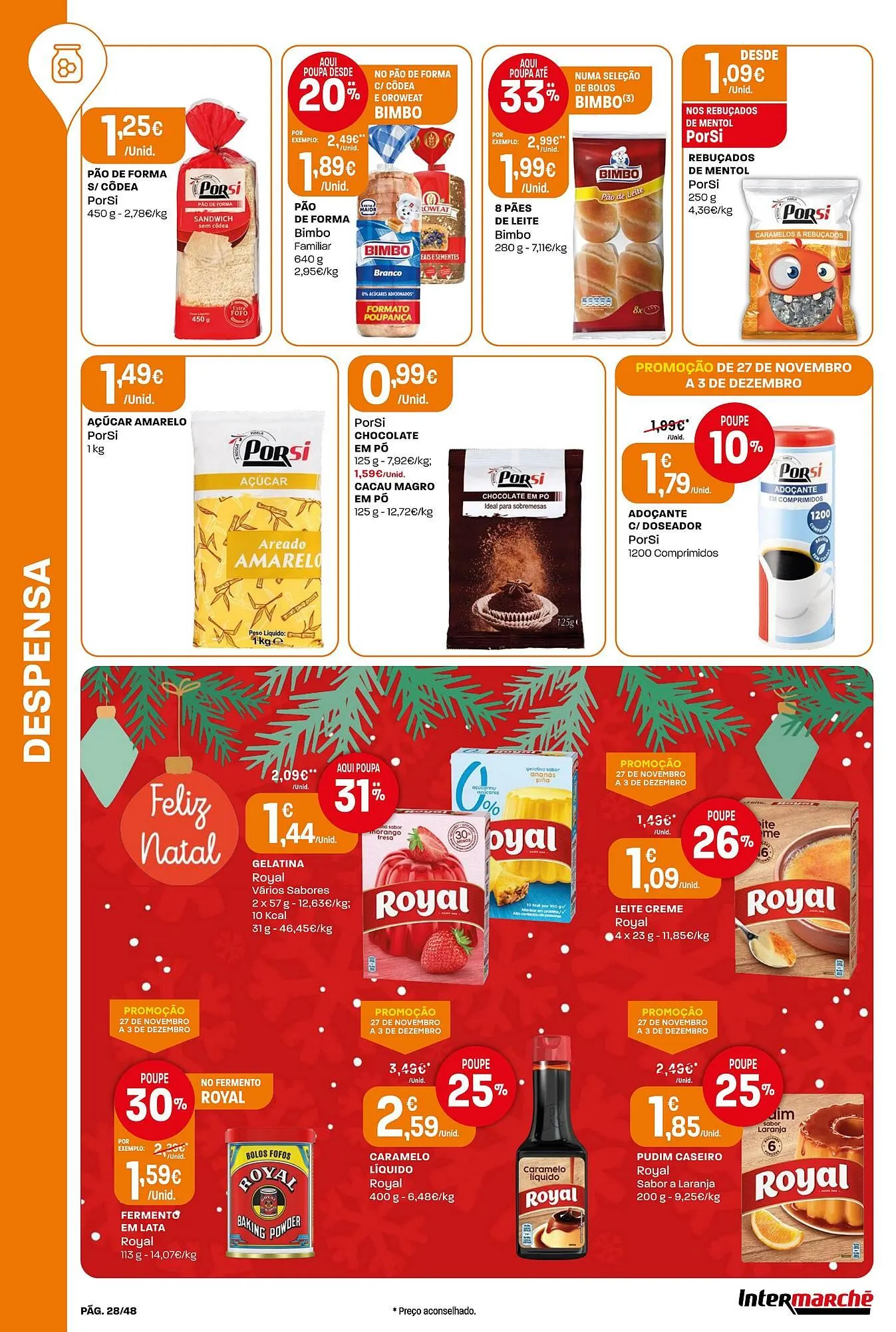 Folheto Folheto Intermarché de 27 de novembro até 3 de dezembro 2025 - Pagina 28