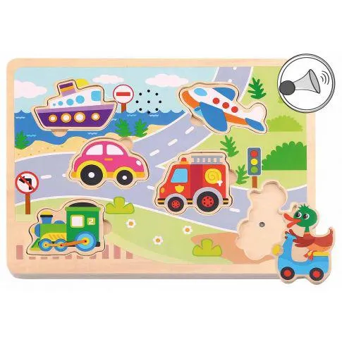 Sons de puzzle de madeira