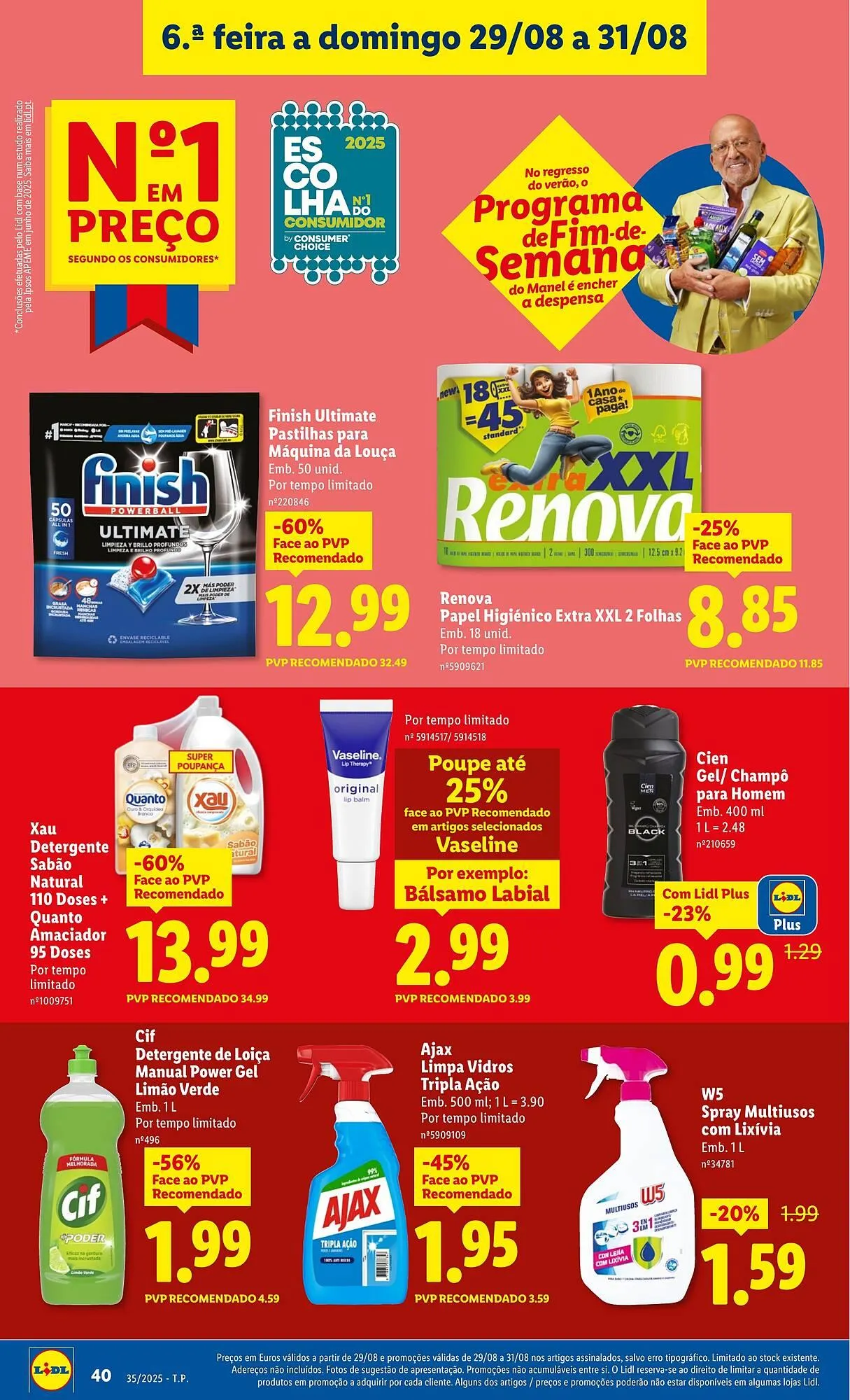 Folheto Folheto Lidl de 25 de agosto até 31 de agosto 2025 - Pagina 40