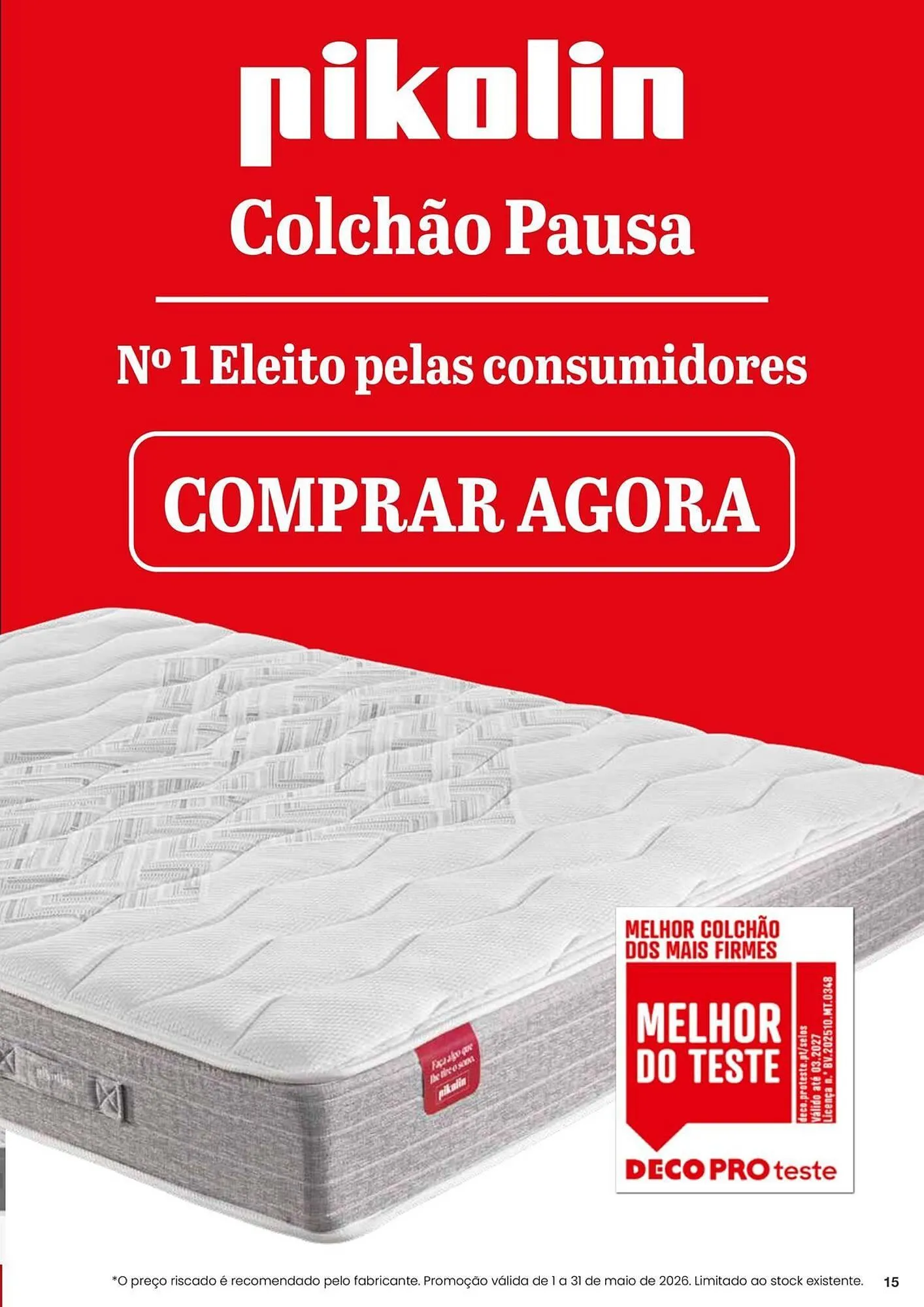 Folheto Folheto Hiper Centro do Móvel de 4 de maio até 31 de maio 2026 - Pagina 15