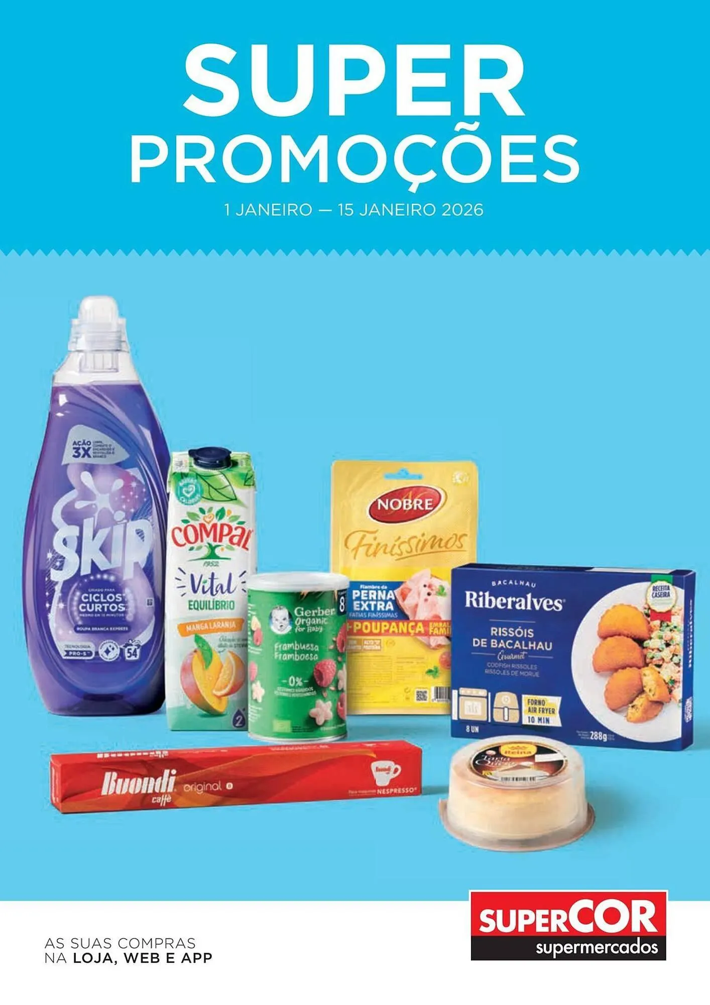 Folheto Folheto Supercor de 5 de janeiro até 15 de janeiro 2026 - Pagina 1