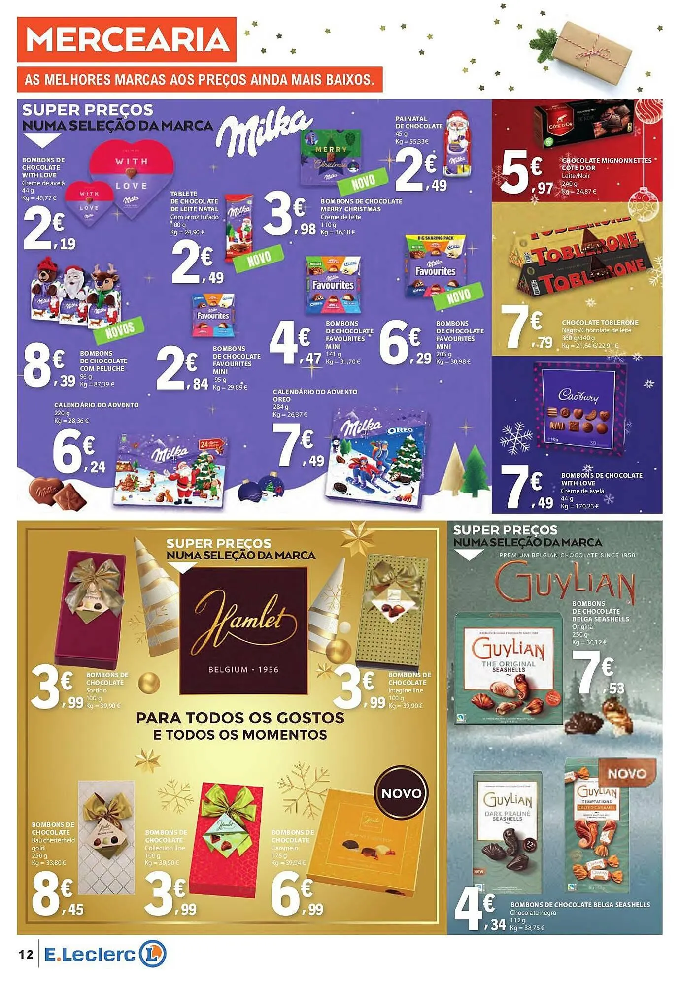 Folheto Folheto E.Leclerc de 18 de dezembro até 24 de dezembro 2025 - Pagina 12