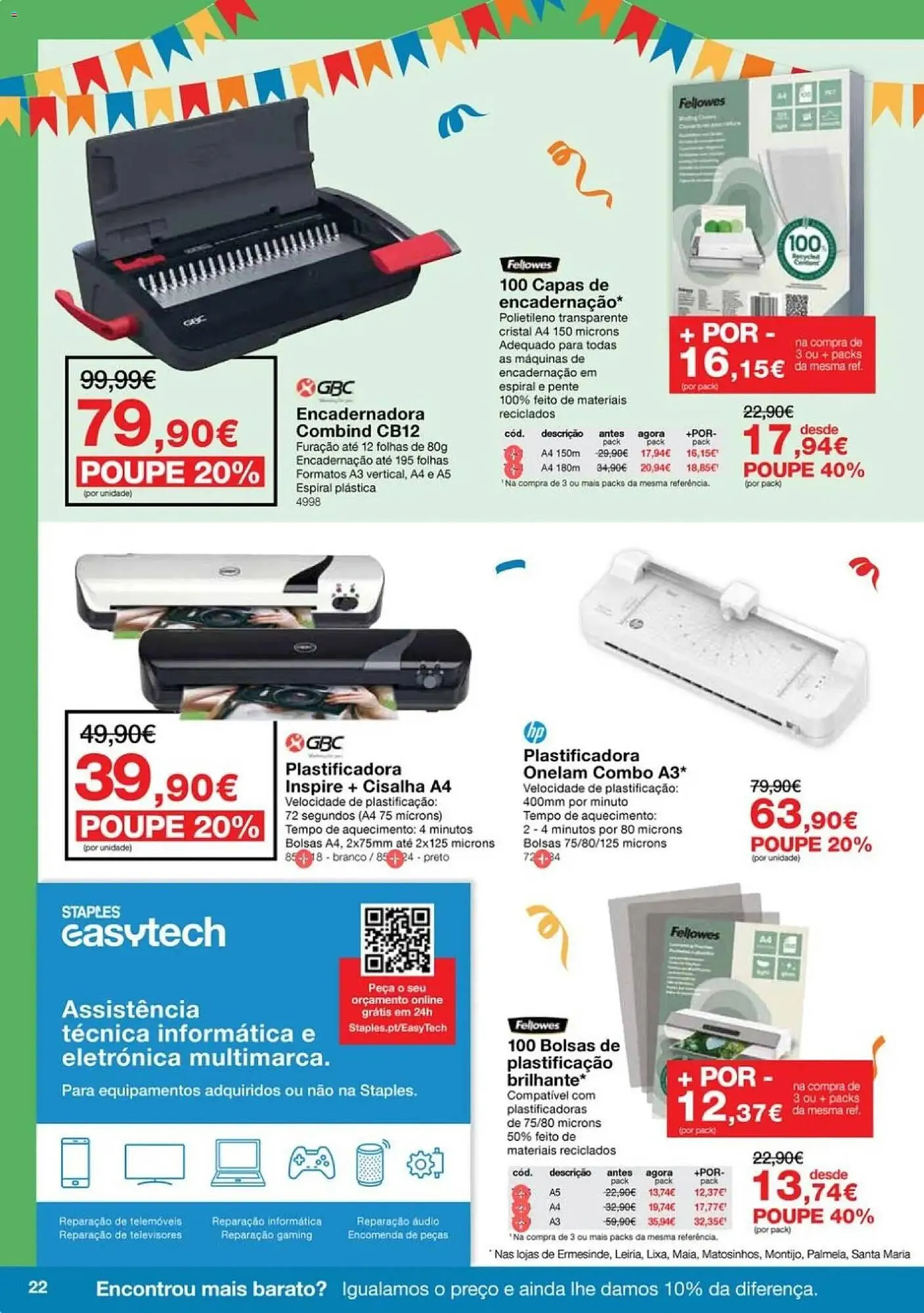 Folheto Folheto Staples de 4 de maio até 28 de maio 2026 - Pagina 22