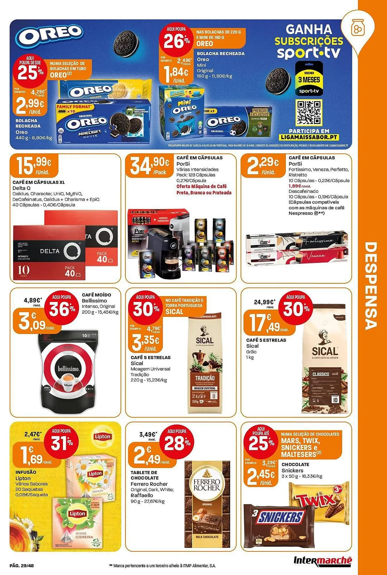 Folheto Folheto Intermarché de 26 de março até 5 de abril 2026 - Pagina 29