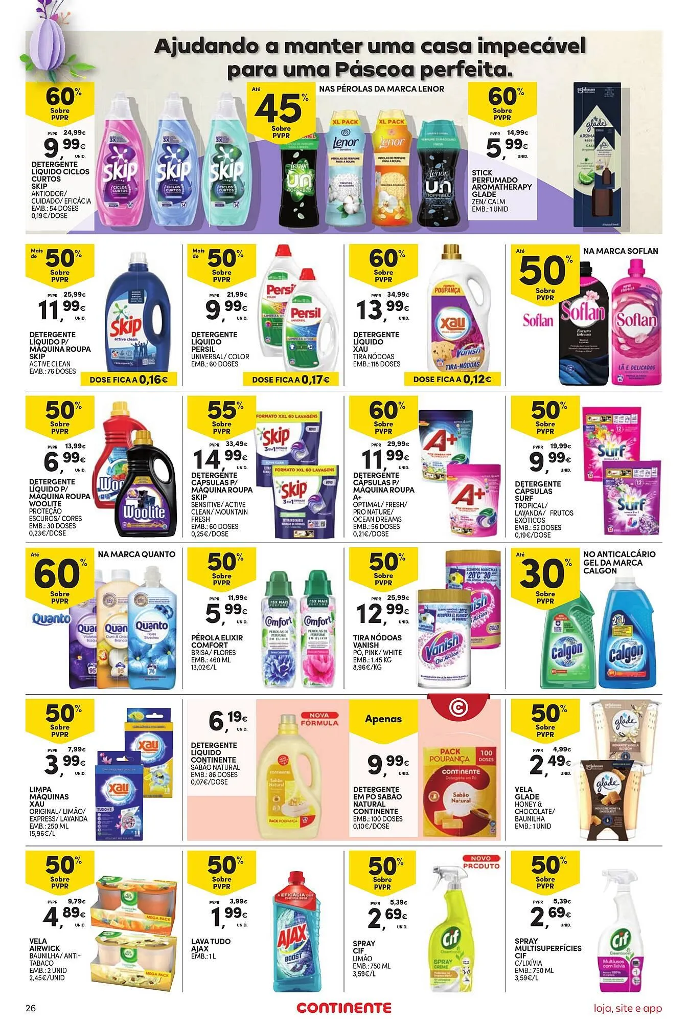 Folheto Folheto Continente Bom dia de 1 de abril até 7 de abril 2025 - Pagina 26