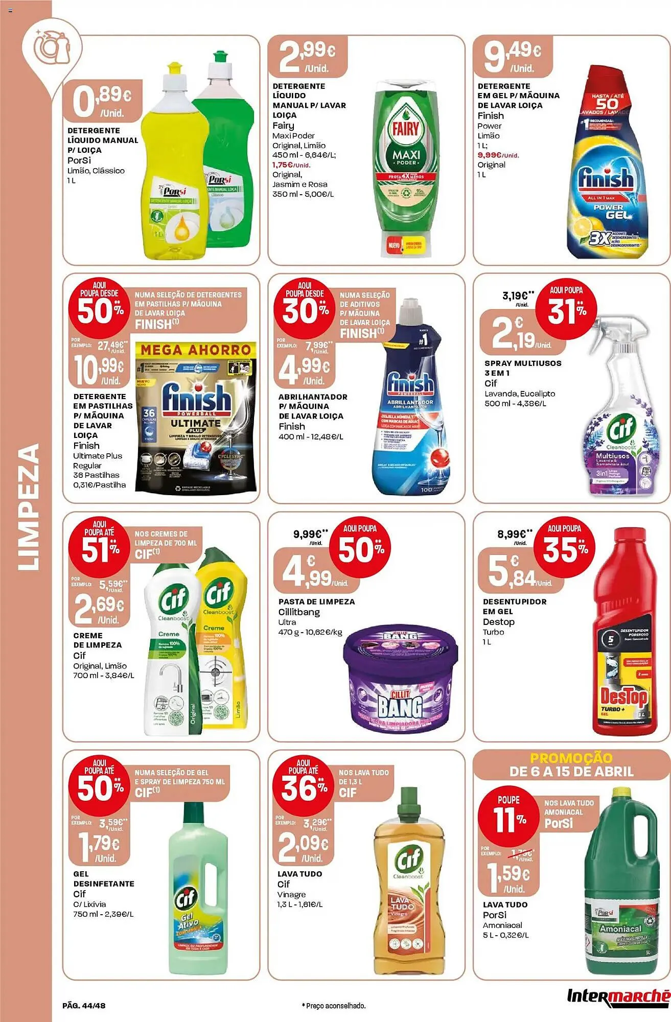 Folheto Folheto Intermarché de 6 de abril até 16 de abril 2026 - Pagina 44