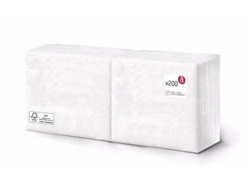 guardanapos actuel folha dupla 33x33cm pack 200 unidades