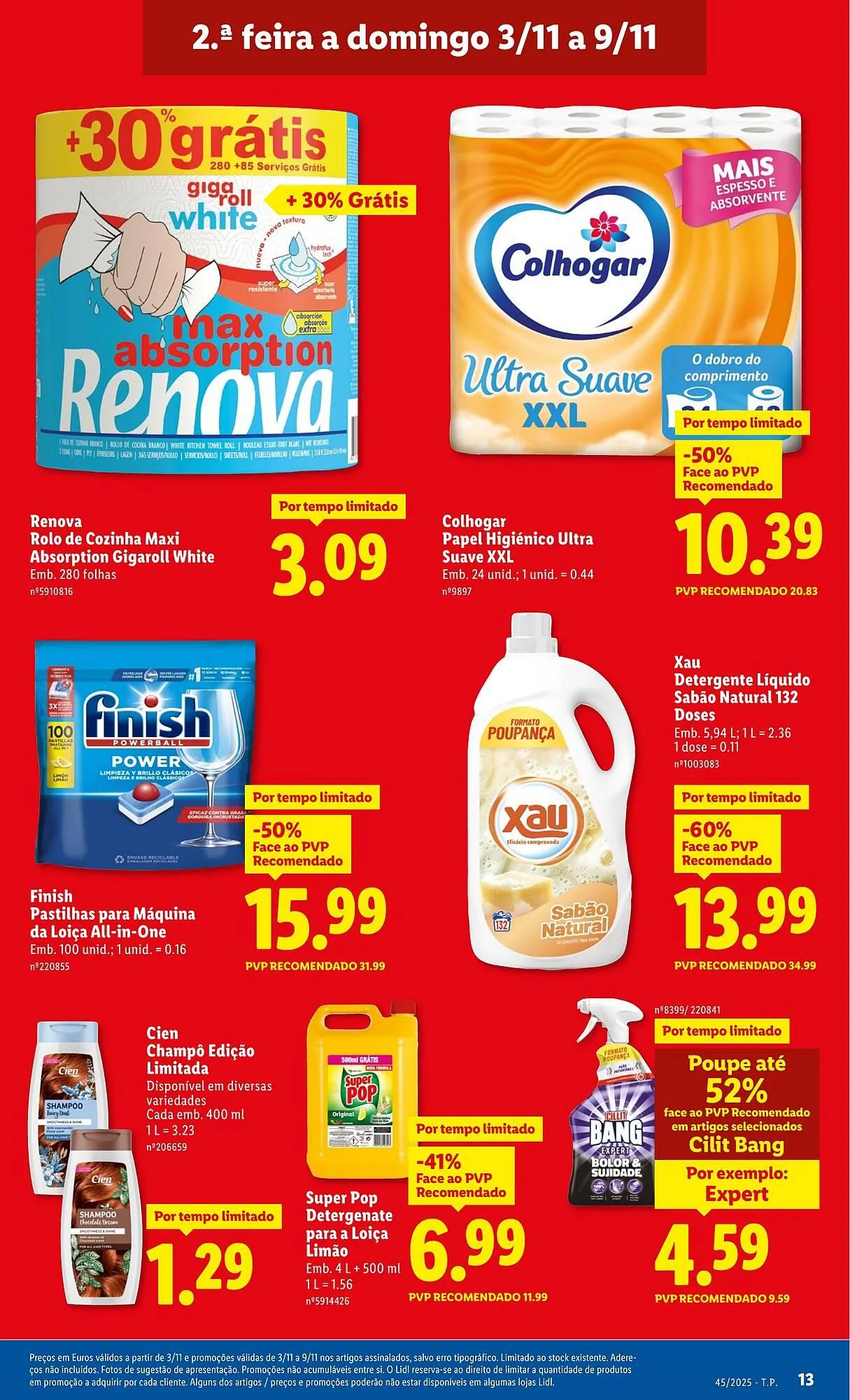 Folheto Folheto Lidl de 3 de novembro até 9 de novembro 2025 - Pagina 13