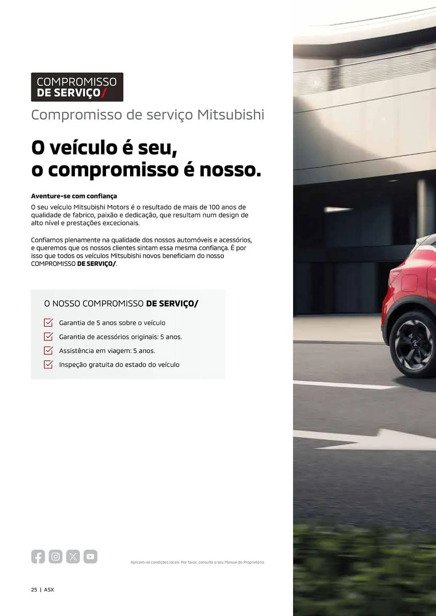 Folheto Folheto Mitsubishi de 6 de setembro até 5 de setembro 2025 - Pagina 25