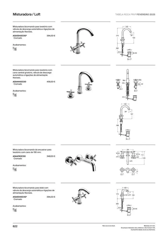 Folheto Soluções de Banho  de 6 de janeiro até 31 de dezembro 2025 - Pagina 624