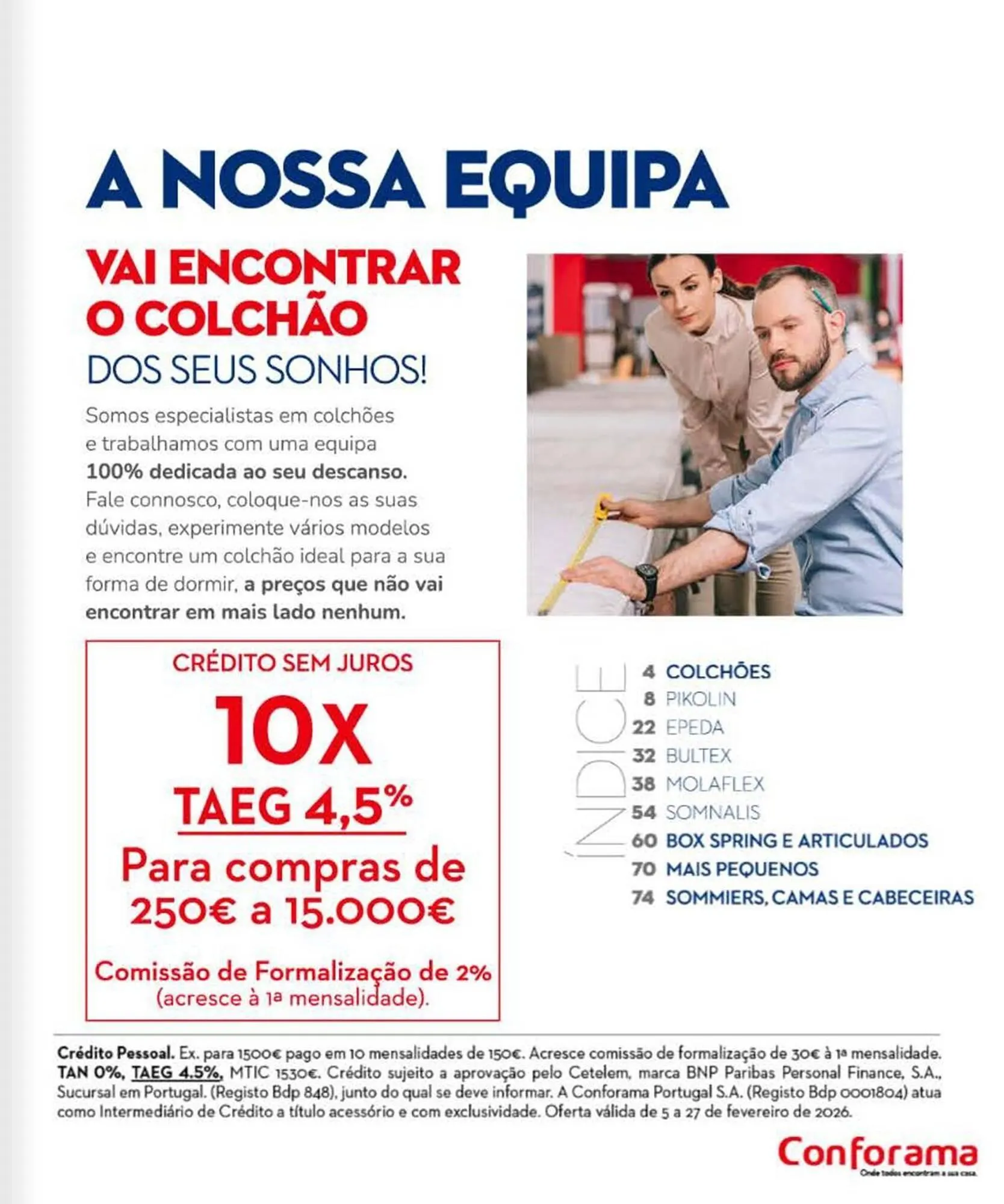 Folheto Folheto Conforama de 13 de fevereiro até 27 de fevereiro 2026 - Pagina 7
