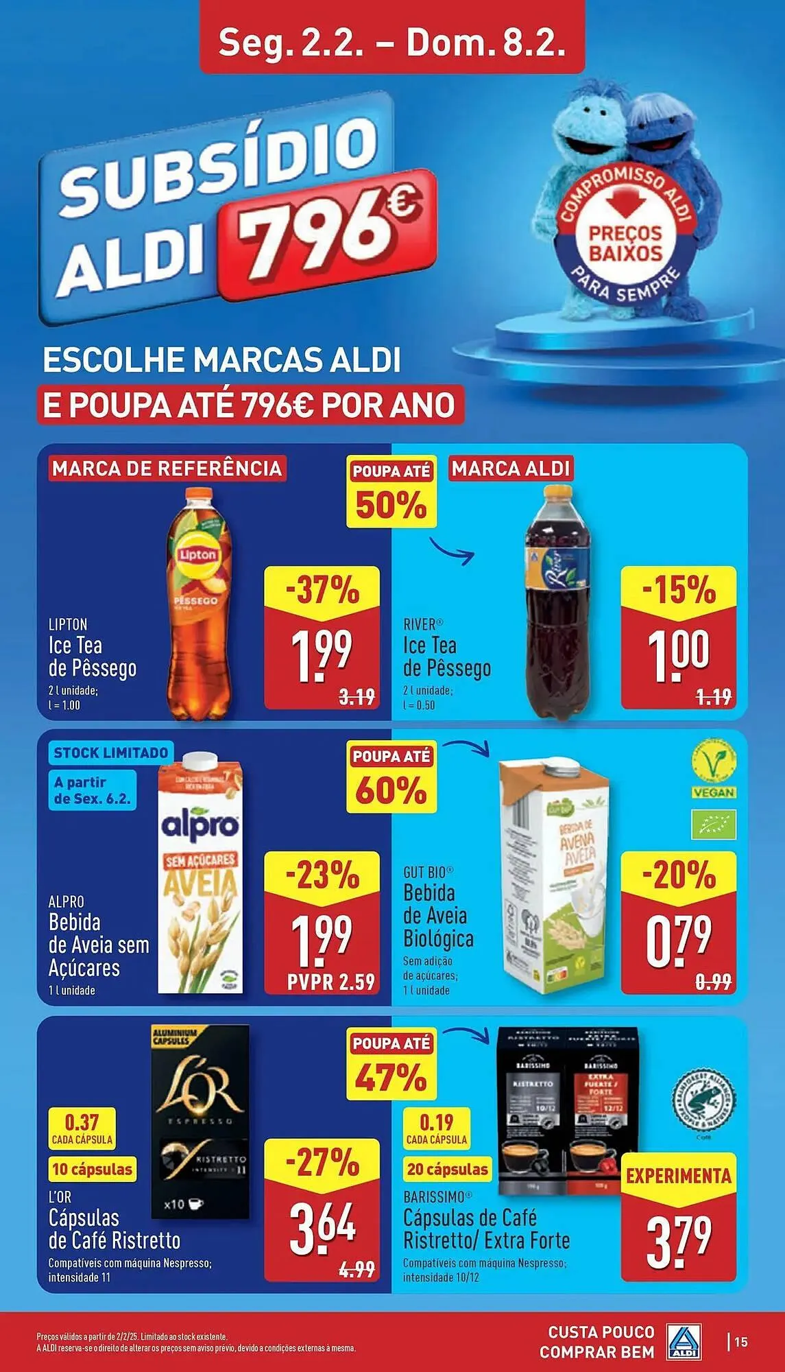 Folheto Folheto ALDI de 2 de fevereiro até 8 de fevereiro 2026 - Pagina 15
