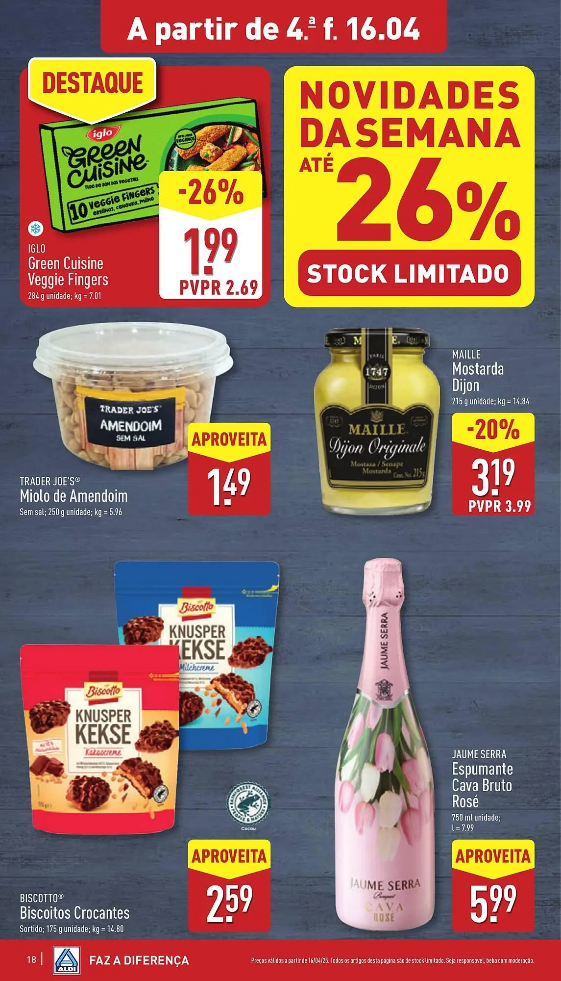 Folheto Folheto ALDI de 16 de abril até 22 de abril 2025 - Pagina 18