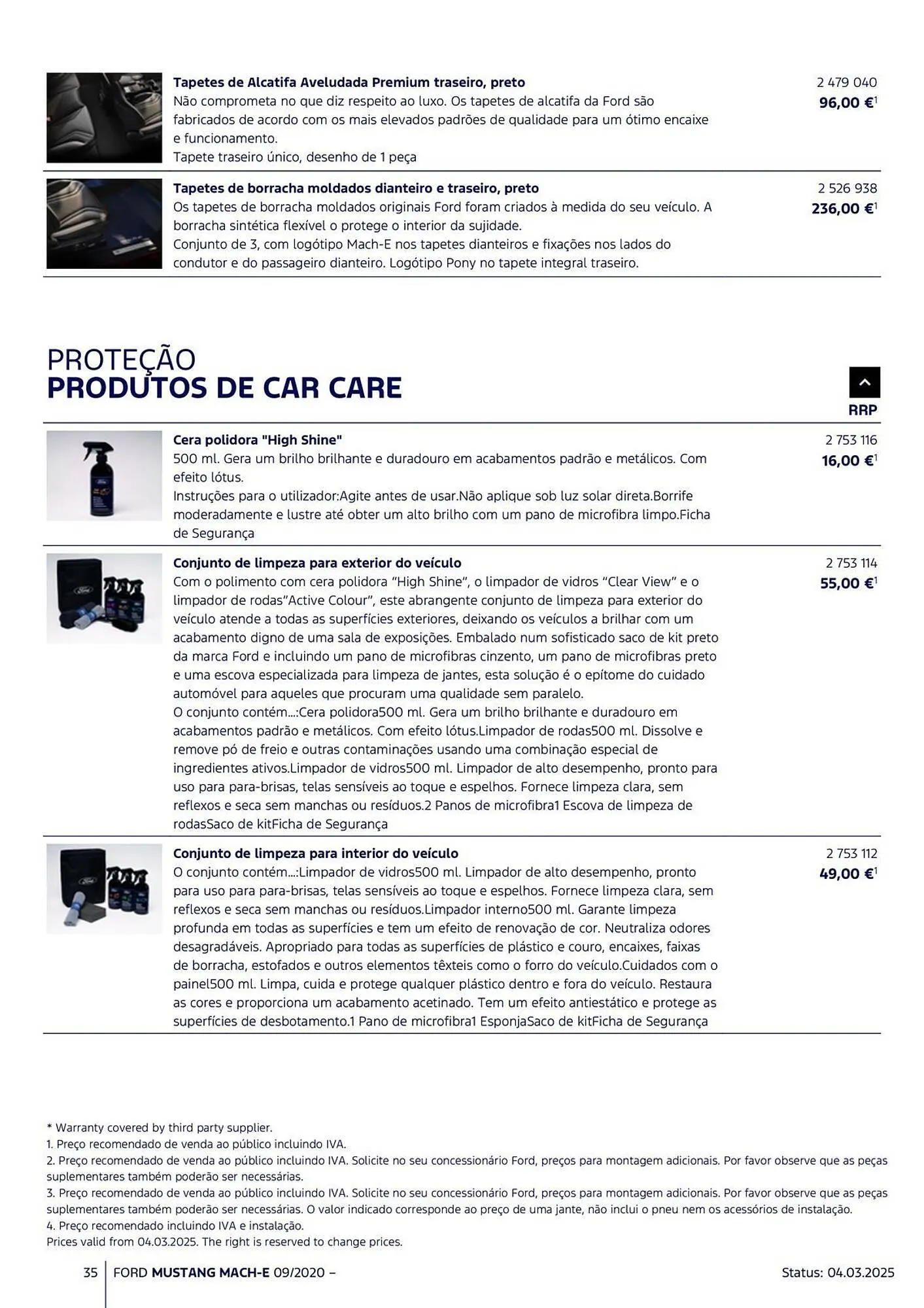 Folheto Folheto Ford de 18 de março até 31 de agosto 2025 - Pagina 35
