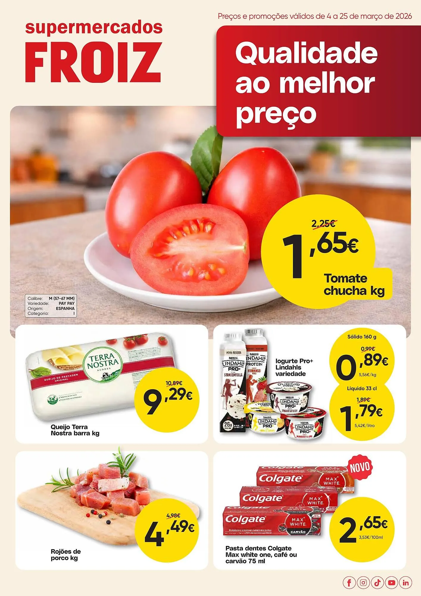 Folheto Folheto Froiz de 4 de março até 25 de março 2026 - Pagina 1