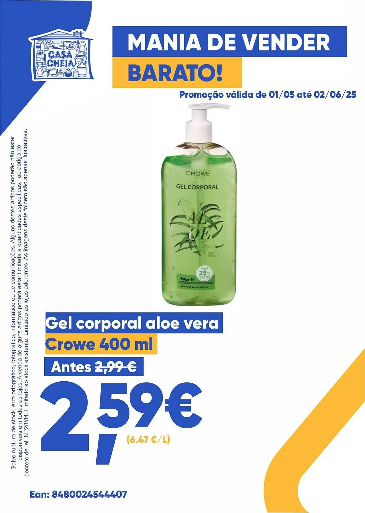 Folheto Folheto Casa Cheia de 1 de maio até 2 de junho 2025 - Pagina 1