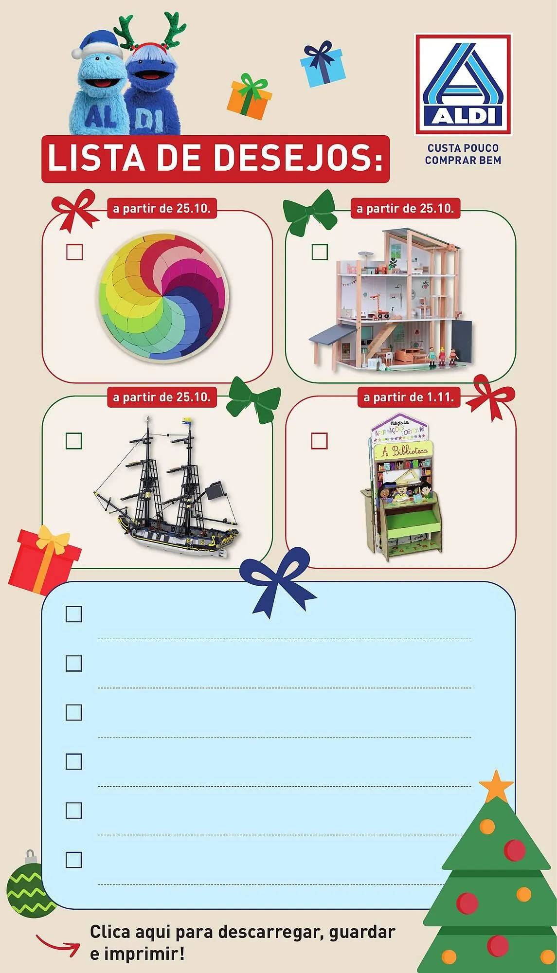 Folheto Folheto ALDI de 25 de outubro até 6 de novembro 2025 - Pagina 19