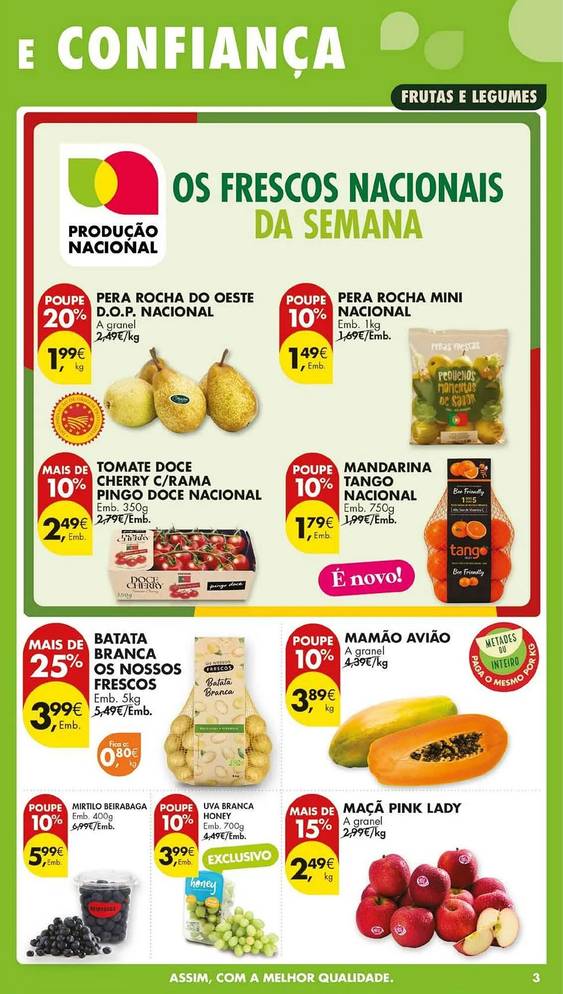 Folheto Folheto Pingo Doce de 24 de março até 30 de março 2026 - Pagina 3