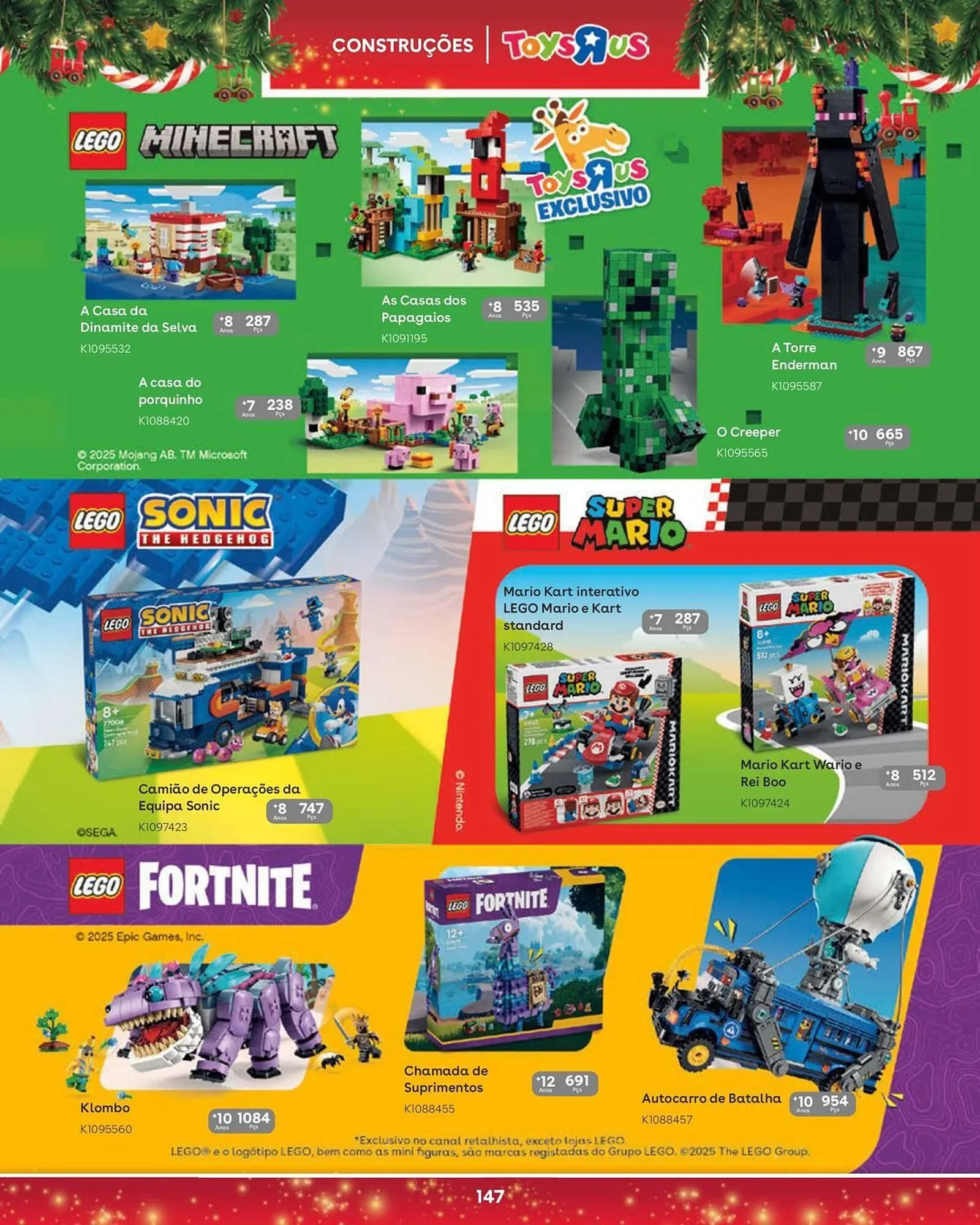 Folheto Catálogo Toys R Us de 5 de novembro até 5 de janeiro 2026 - Pagina 147