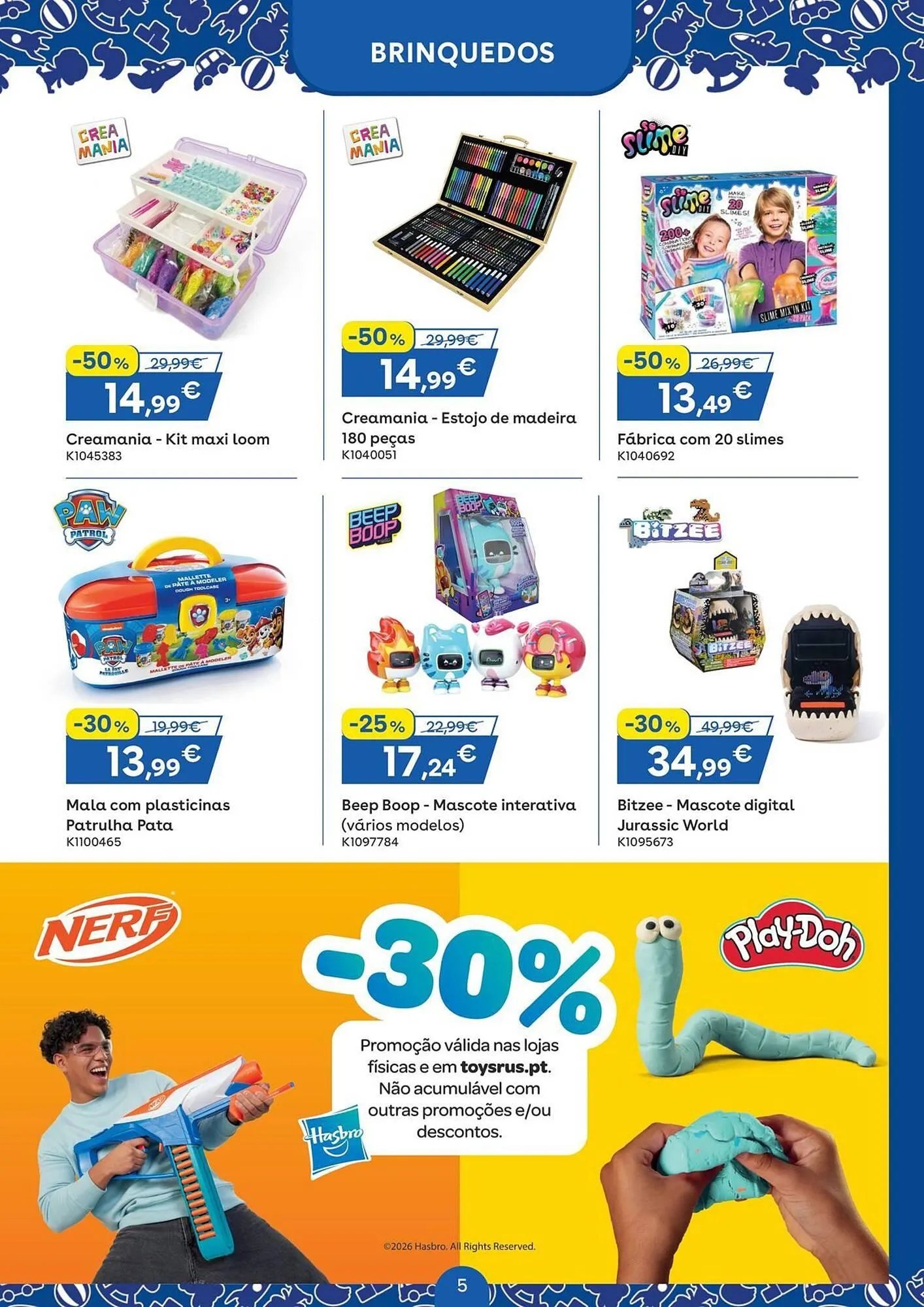 Folheto Catálogo Toys R Us de 7 de maio até 1 de junho 2026 - Pagina 5