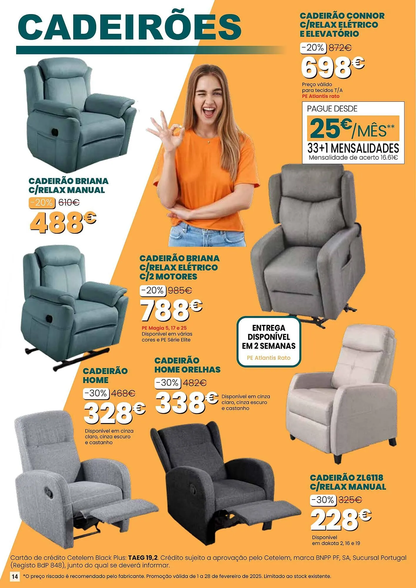 Folheto Folheto Hiper Centro do Móvel de 1 de fevereiro até 28 de fevereiro 2025 - Pagina 14