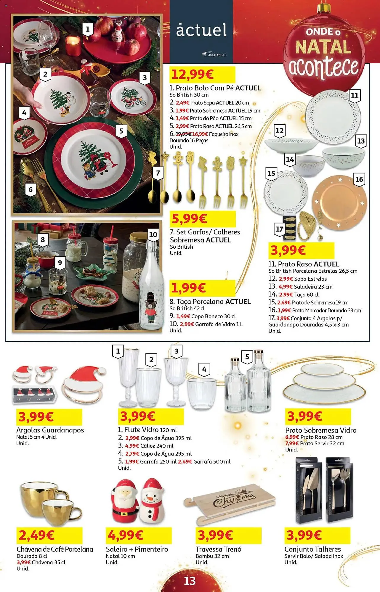 Folheto Folheto Auchan de 5 de dezembro até 25 de dezembro 2025 - Pagina 13