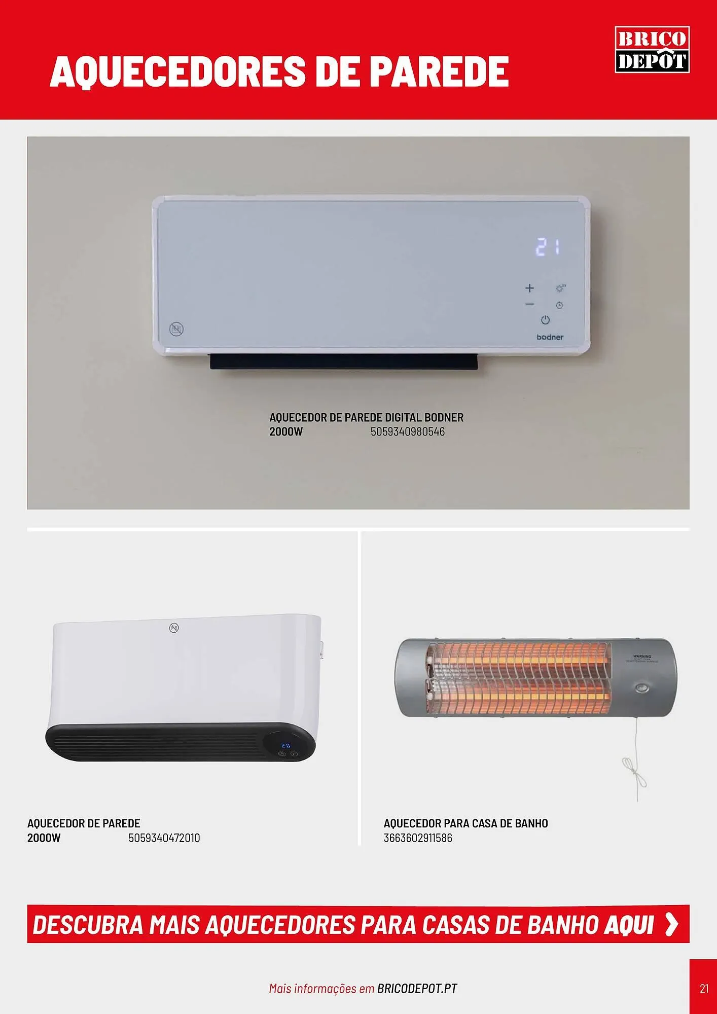 Folheto Folheto Brico Depôt de 3 de janeiro até 31 de dezembro 2025 - Pagina 21