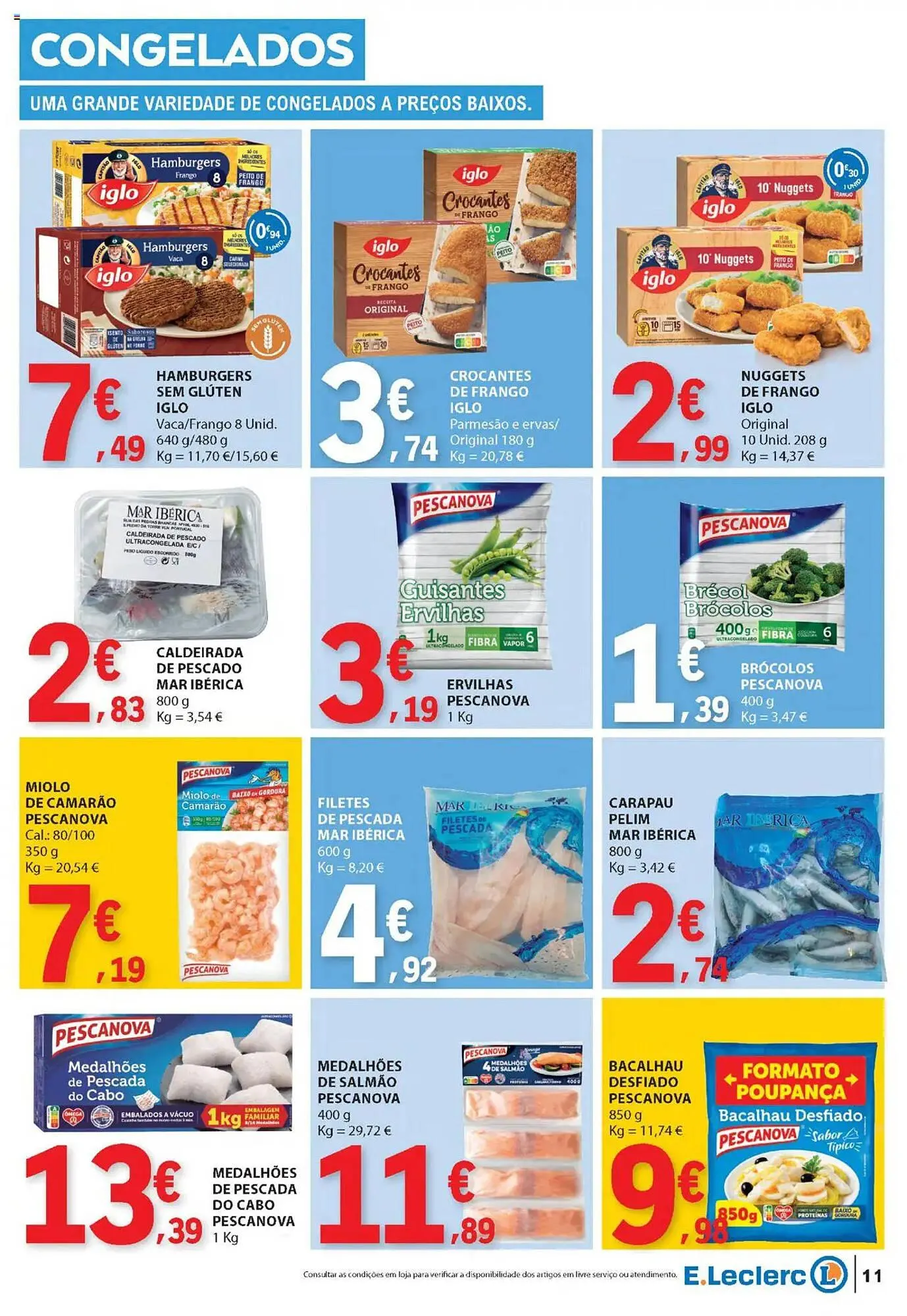 Folheto Folheto E.Leclerc de 10 de abril até 21 de abril 2025 - Pagina 11