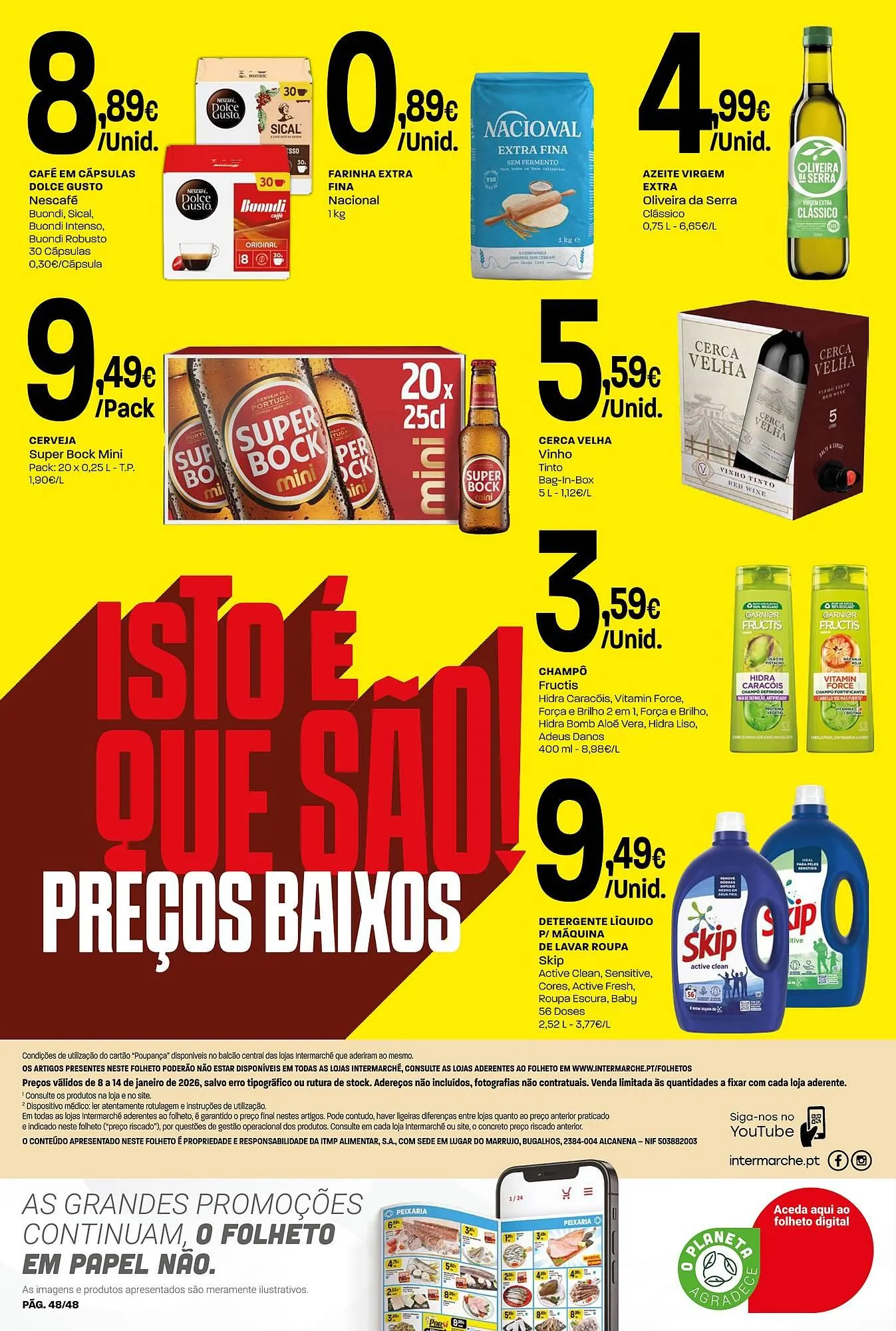 Folheto Folheto Intermarché de 8 de janeiro até 14 de janeiro 2026 - Pagina 48