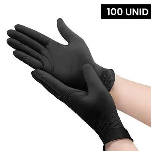 Luvas Nitrilo Sem Pó - Preta