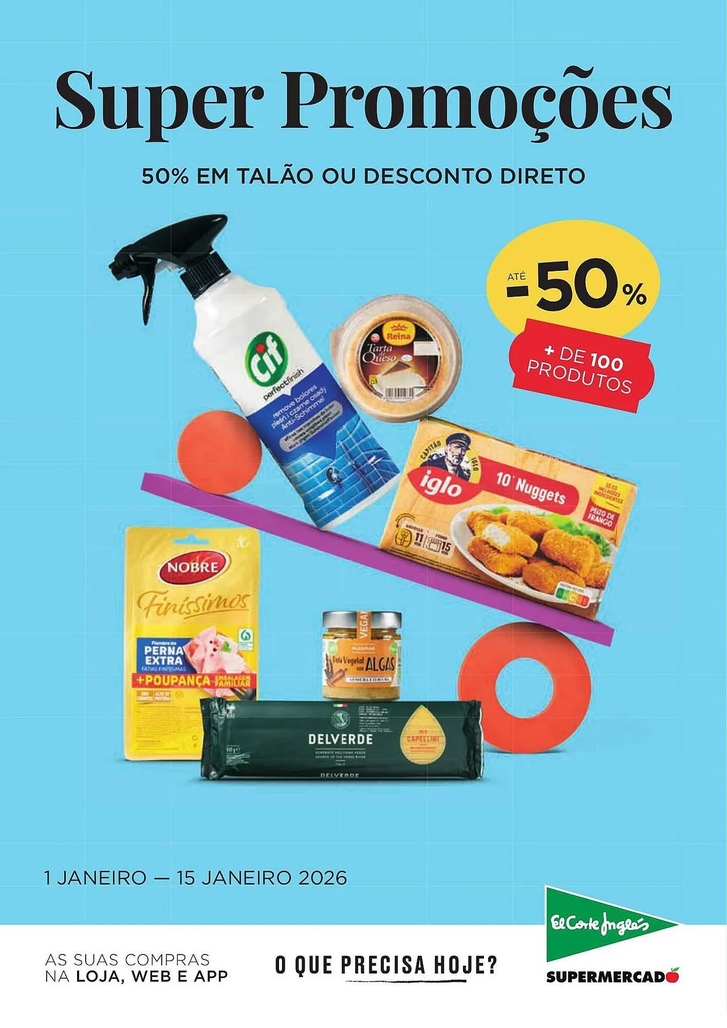 Folheto Folheto El Corte Inglés de 1 de janeiro até 15 de janeiro 2026 - Pagina 1