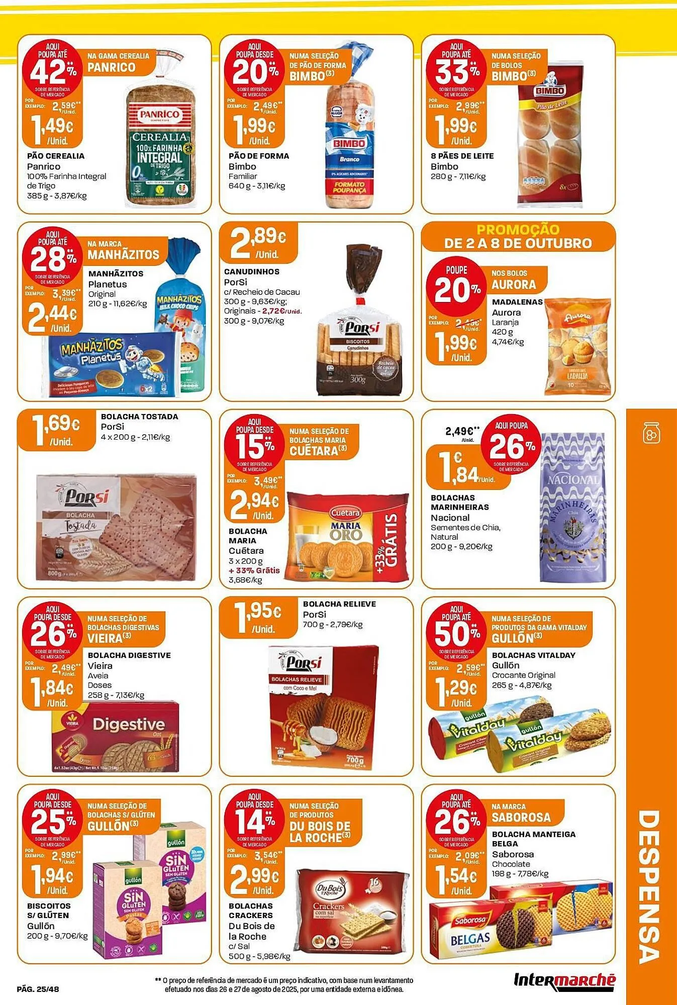 Folheto Folheto Intermarché de 2 de outubro até 8 de outubro 2025 - Pagina 25