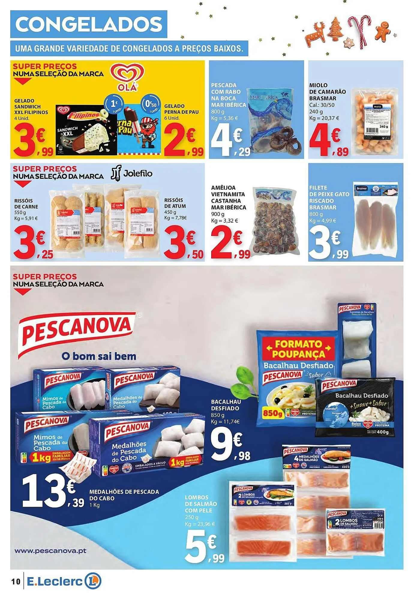 Folheto Folheto E.Leclerc de 13 de novembro até 19 de novembro 2025 - Pagina 10