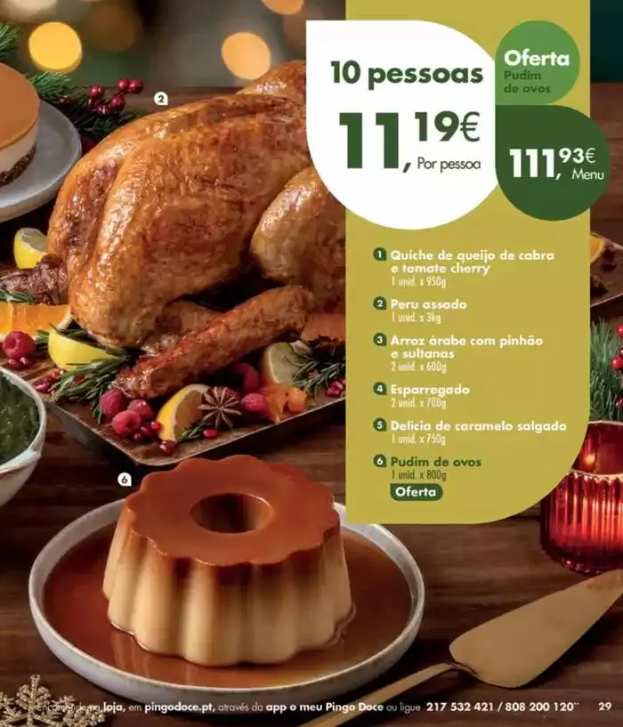 Folheto Pingo Doce Encomendas de Natal e Ano Novo Madeira de 26 de novembro até 26 de dezembro 2024 - Pagina 29