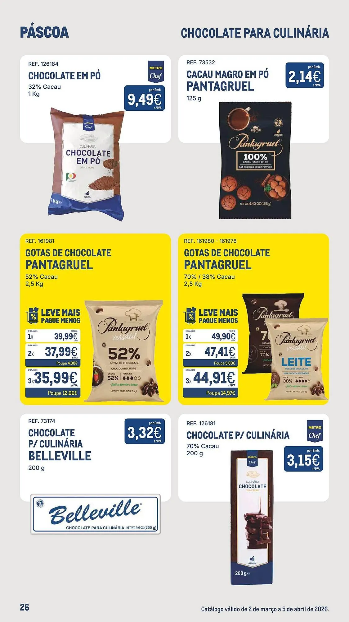 Folheto Catálogo Makro de 2 de março até 5 de abril 2026 - Pagina 26