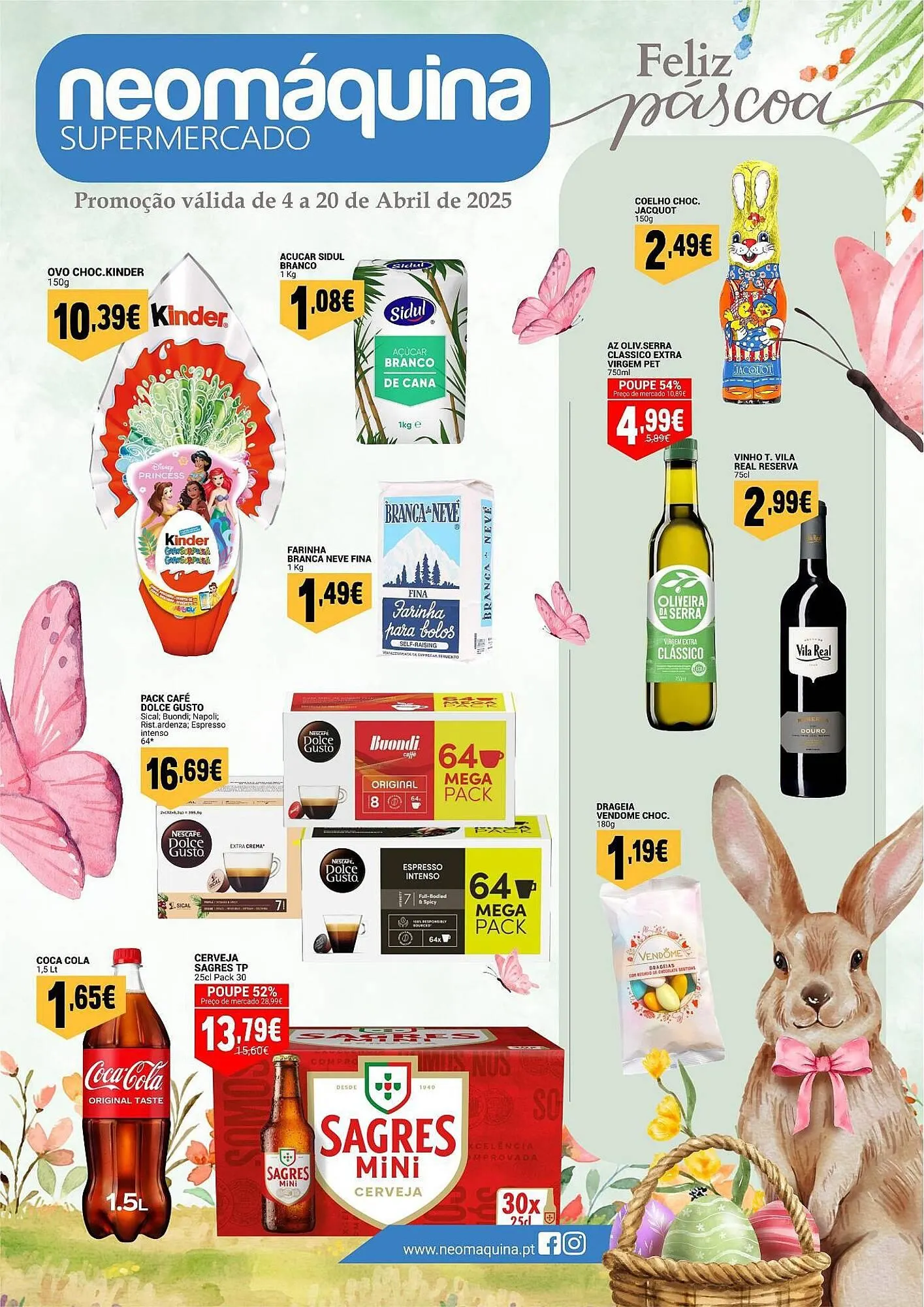 Folheto Folheto Neomáquina de 4 de abril até 20 de abril 2025 - Pagina 1