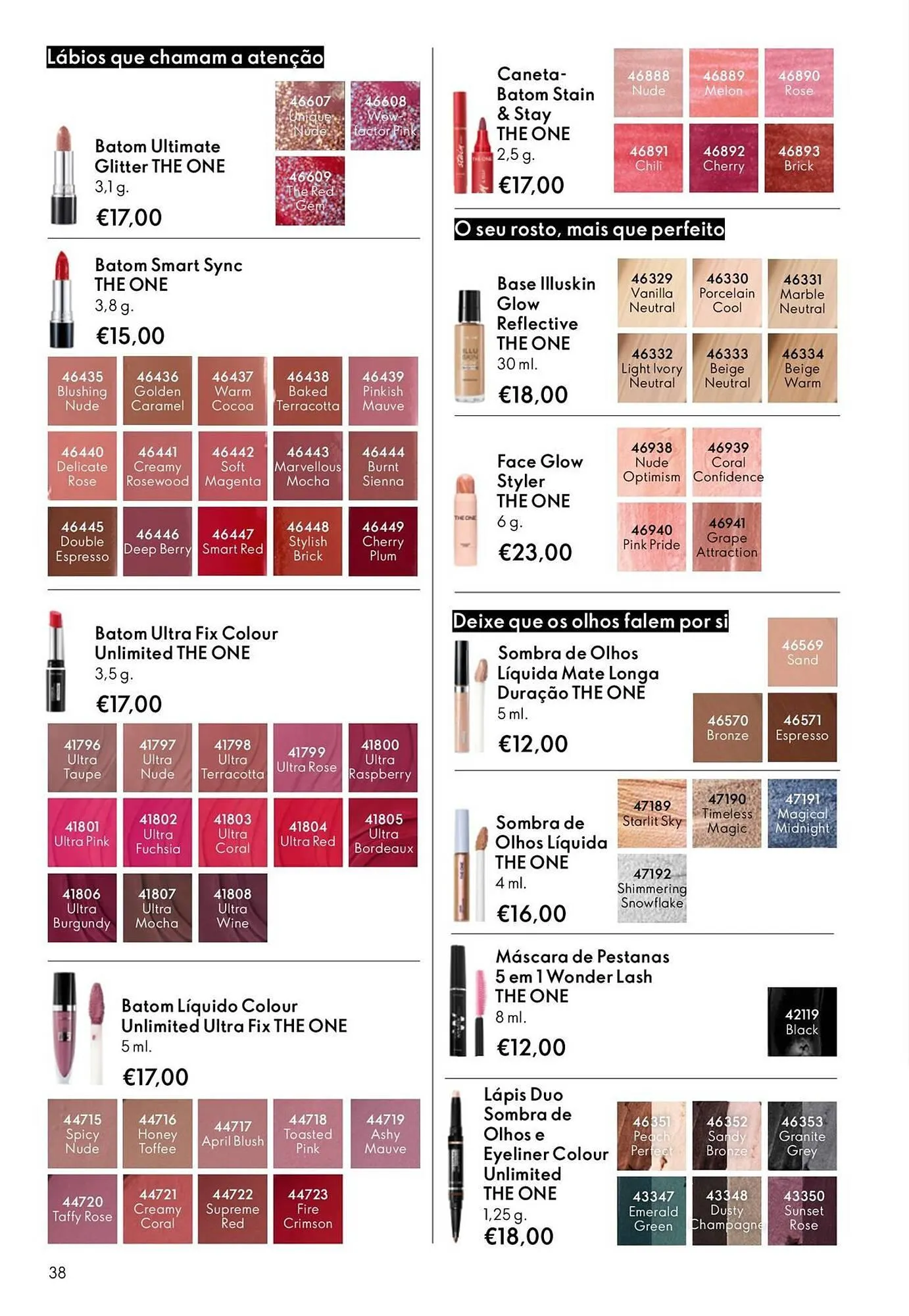 Folheto Catálogo Oriflame de 22 de outubro até 11 de novembro 2025 - Pagina 38