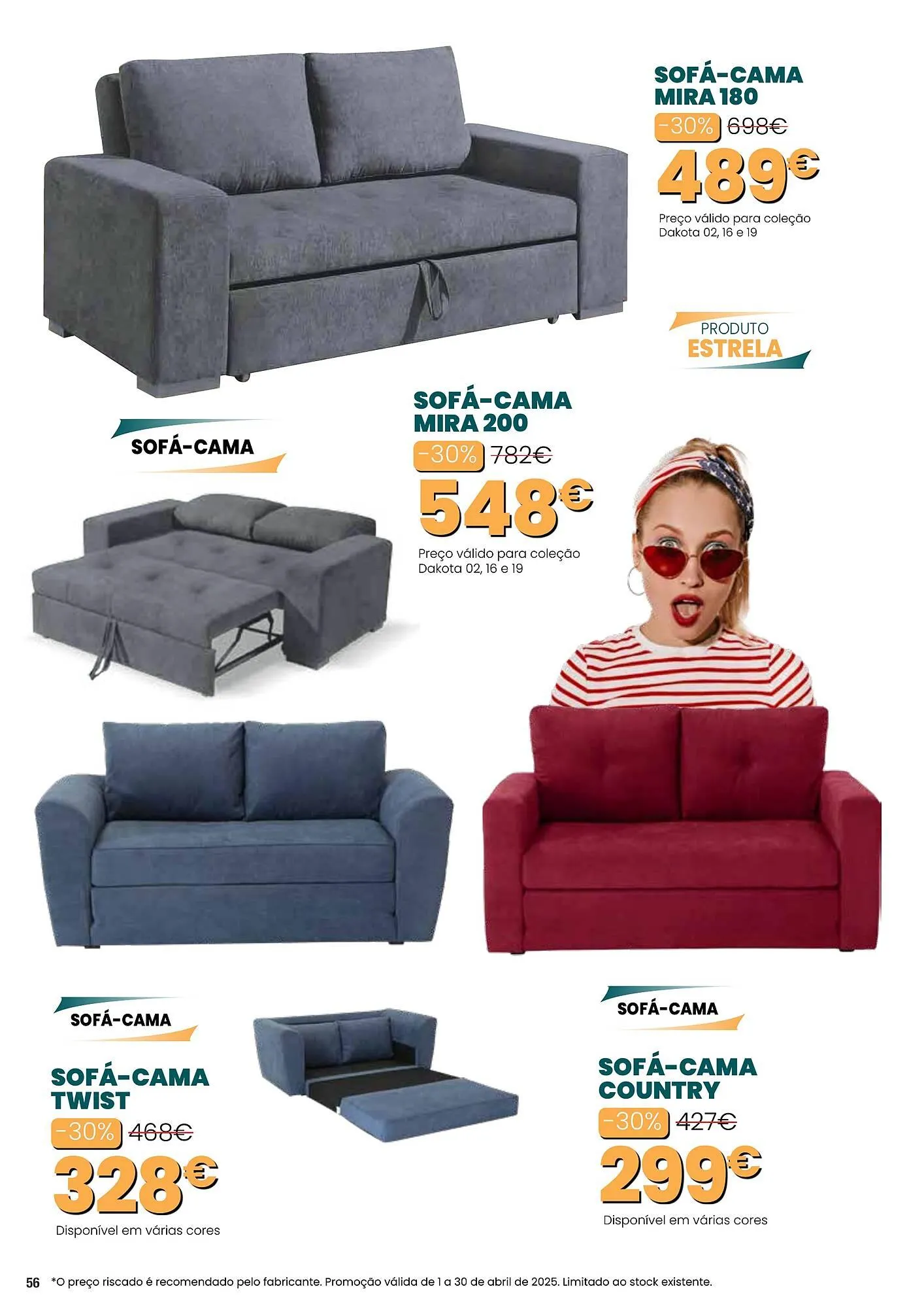 Folheto Folheto Hiper Centro do Móvel de 1 de abril até 30 de abril 2025 - Pagina 56