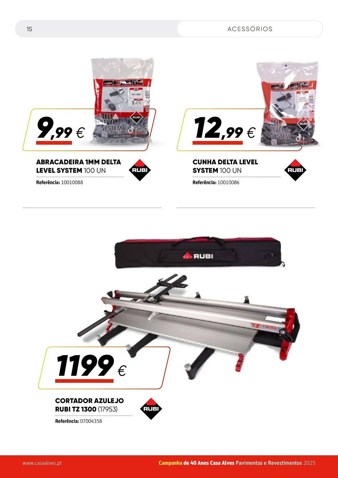 Folheto Folheto Casa Alves de 1 de abril até 31 de agosto 2025 - Pagina 15