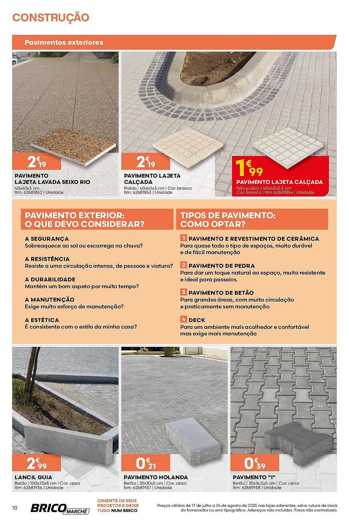 Folheto Folheto Bricomarché de 16 de julho até 24 de agosto 2025 - Pagina 10
