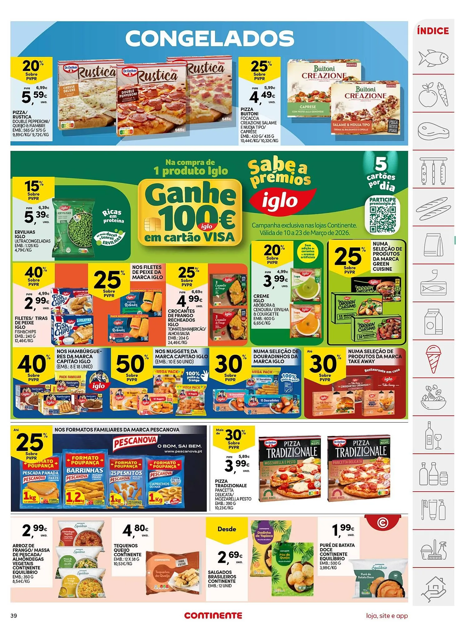Folheto Folheto Continente de 10 de março até 16 de março 2026 - Pagina 39
