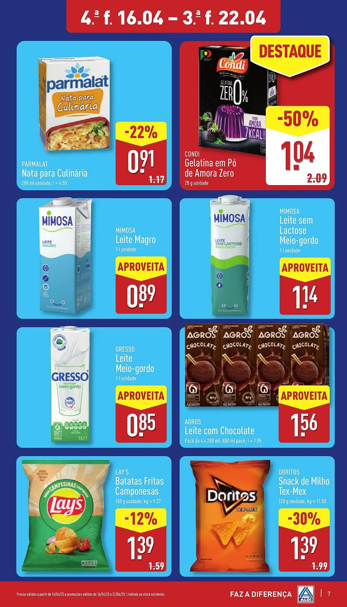 Folheto Folheto ALDI de 16 de abril até 22 de abril 2025 - Pagina 7