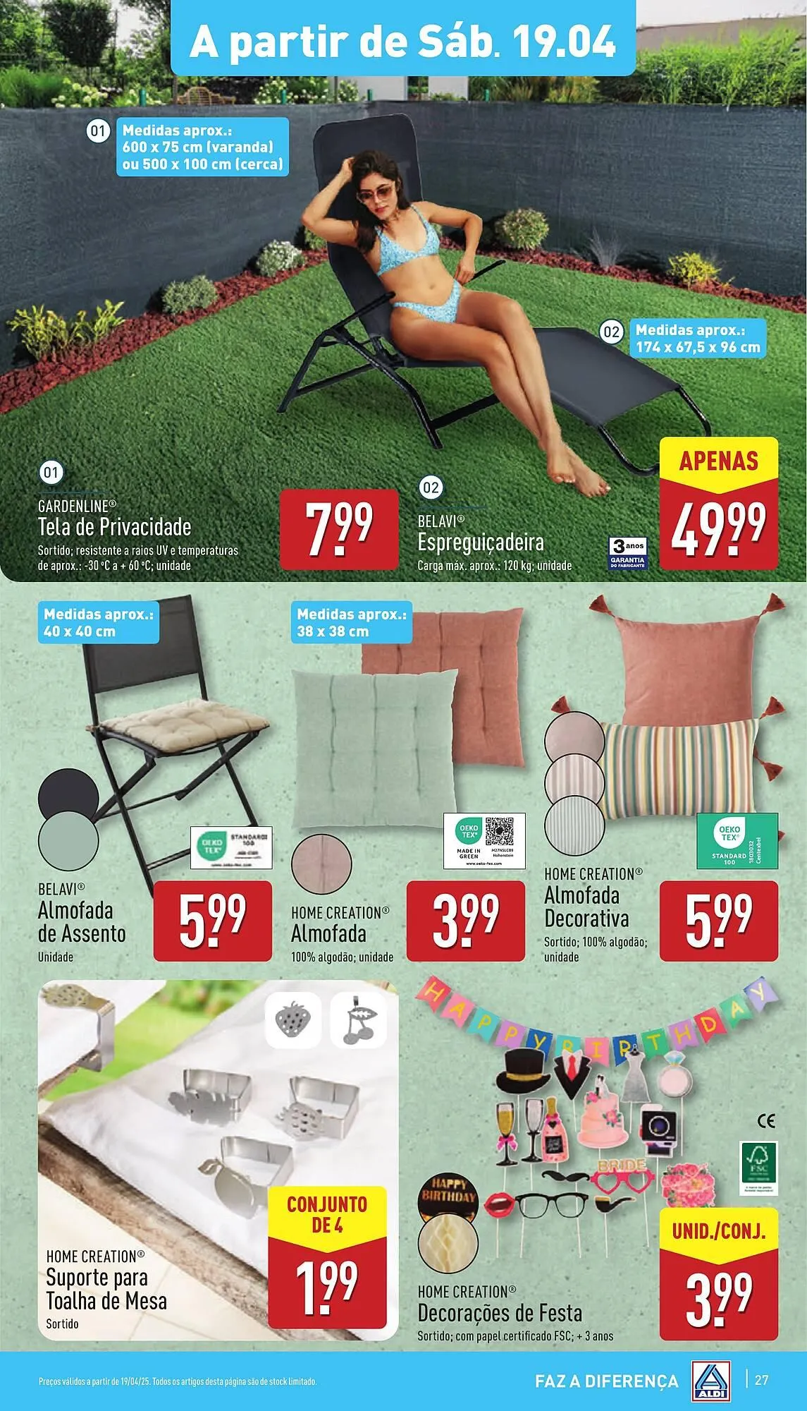 Folheto Folheto ALDI de 16 de abril até 22 de abril 2025 - Pagina 27