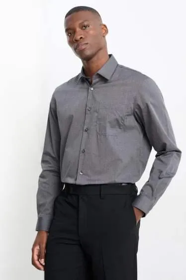 Business shirt - regular fit - kent collar - easy-iron