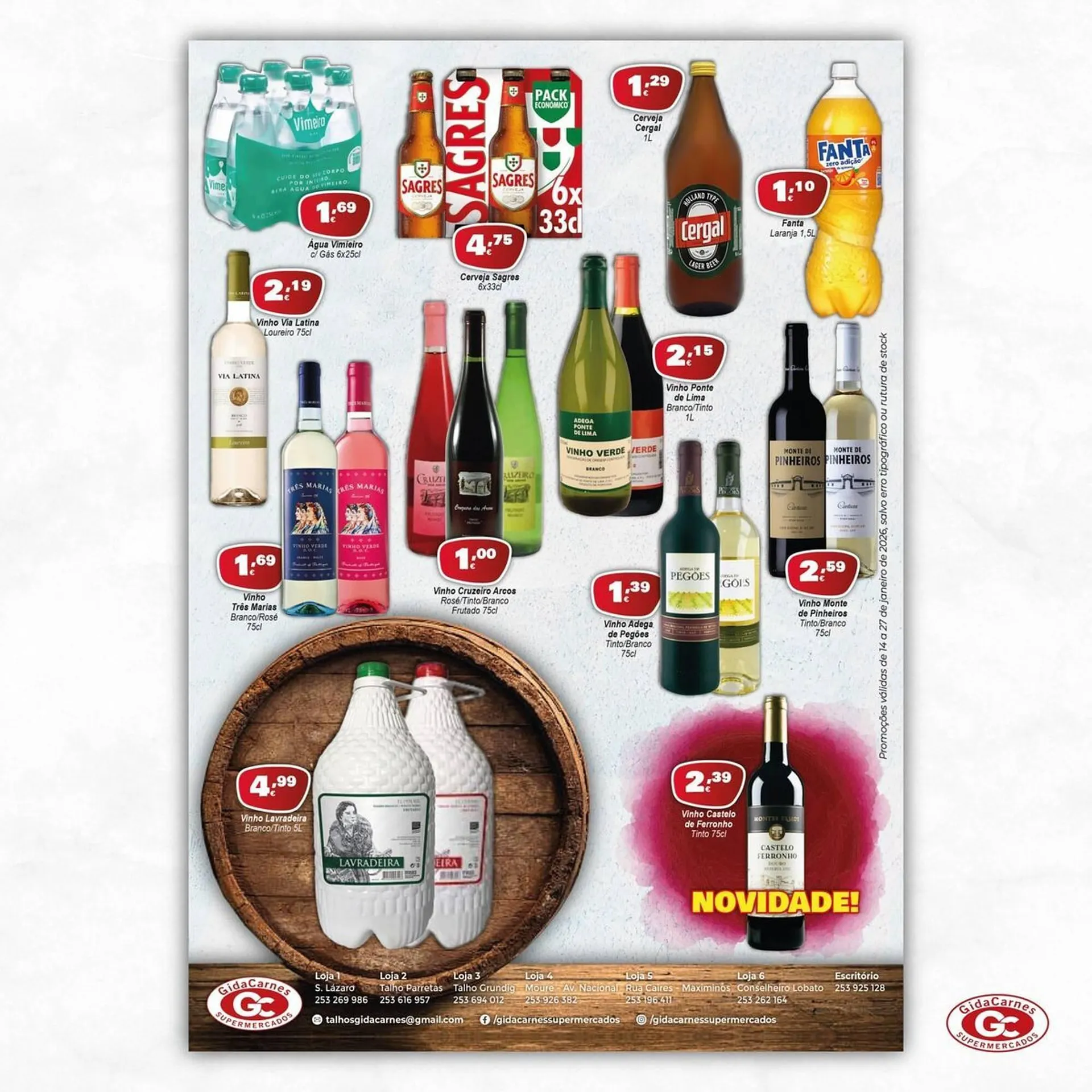 Folheto Folheto GidaCarnes Supermercados de 14 de janeiro até 27 de janeiro 2026 - Pagina 4