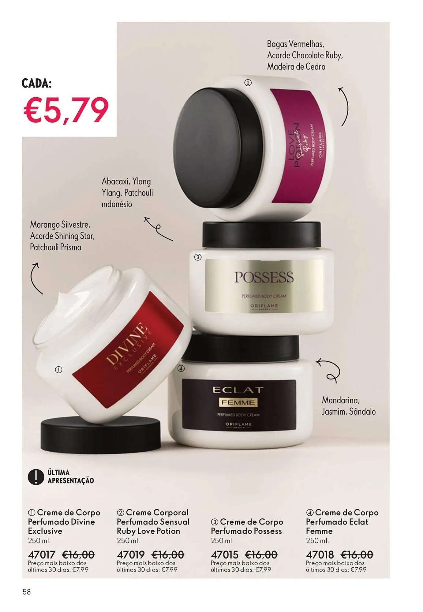 Folheto Catálogo Oriflame de 12 de novembro até 2 de dezembro 2025 - Pagina 58